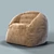 Cozy Cloud Bag Chair 3D model small image 1