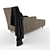 Elegant Meridienne: Modern Comfort! 3D model small image 3