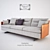 Elegant Grantorino Sofa by Poltrona Frau 3D model small image 1