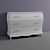 Serenissima White Chest of Drawers 3D model small image 2