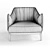 Elegant Blossom Armchair by Bernhardt 3D model small image 3