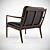 Samsö Lounge Chair: Danish Design Elegance 3D model small image 2