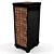 Athena Madras Wood Cabinet 3D model small image 2