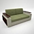 Elegant Sofa with Mini Bar 3D model small image 1
