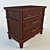 Rustic Brattleboro Nightstand 3D model small image 1