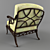 Classic Wooden Chair 3D model small image 3