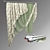 Crystal Red Clip-On Curtain 3D model small image 1