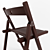 Sleek Terje Folding Chair 3D model small image 2
