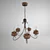 Ceramic Bellon Alfareros Chandelier 3D model small image 1