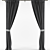 Elegant Drapery Curtains 3D model small image 2