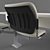 Modern College Chairs & Table Set 3D model small image 1