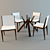 Impex Mikado Dining Set 3D model small image 1