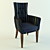 Sleek Comfort Chair 3D model small image 1
