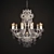 Elegant Faustig Chandelier 3D model small image 1