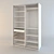 Sleek White PAX Wardrobe with Sliding Doors 3D model small image 2