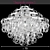 Facon de Venise Misstrass - 3 Unique Chandeliers 3D model small image 1