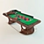 Casino Roulette Table 3D model small image 1
