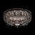 Odeon Lotus Chandelier: Elegant Crystal Ceiling Light 3D model small image 1