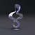 Chrome Sculpture 3D model small image 1