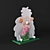 Title: Whimsical Sheep Decor 3D model small image 1