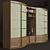 Modern Sliding Door Wardrobe 3D model small image 3