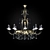 Elegant Crystal Chandelier 3D model small image 1