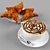 Morning Indulgence: Cup and Croissant 3D model small image 2