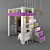 Customizable Nursery Corner 3D model small image 1