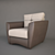 Amsterdam Lounge Chair 3D model small image 1