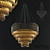 Elegant Matheny Suspension Light 3D model small image 1