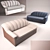 Comfort Style Sofa 3D model small image 1