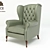 Elegant ALPUCH Chair 3D model small image 1