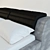 Cozy Rest: Soft Headrest Bed 3D model small image 2