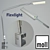 Moll Flexlight: LED Desk Lamp and USB dock 3D model small image 1