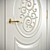 Elegant Meranti Door 3D model small image 2