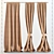 Versatile Three-Position Curtains 3D model small image 1