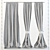 Versatile Three-Position Curtains 3D model small image 2