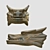 Dragonsbane: Wooden Dragon Head 3D model small image 2