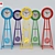 Vintage Pendulum Table Clock - Charming Design 3D model small image 1