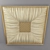 Ceiling Drapery Fabric: 3700x3700 Size 3D model small image 1