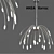 Elegant LED Chandelier: HEGGOS 3D model small image 1