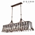 Elegant Soros Island Chandelier 3D model small image 1