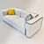 Modern Mdf Italia Sofa Mate 3D model small image 3