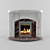 Modern Classic Fireplace 3D model small image 1