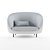 Danish Design Chair by GamFratesi 3D model small image 2