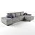 Natuzzi Dominio Sofa 3D model small image 1