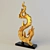 Golden Dragon Statue 3D model small image 2