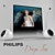 Philips DesignLine: Sleek TV & Sound Spheres 3D model small image 1