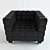 Modern Kubus Sofa and Chair by Josef Hoffmann 3D model small image 3