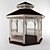 Wooden Gazebo Set (2 pcs) 3D model small image 1